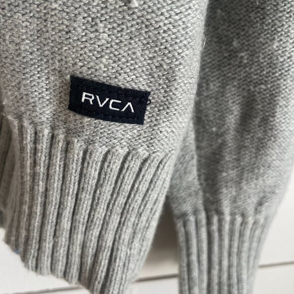 RVCA Men’s Witz Marl Crew Neck Sweater – Size Large - Like New - Picture 4 of 4